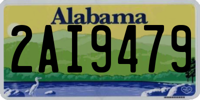 AL license plate 2AI9479