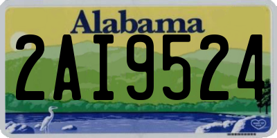 AL license plate 2AI9524