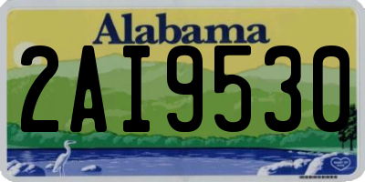 AL license plate 2AI9530