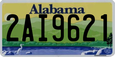 AL license plate 2AI9621