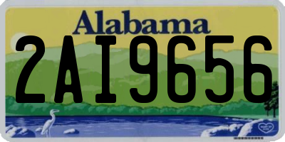 AL license plate 2AI9656