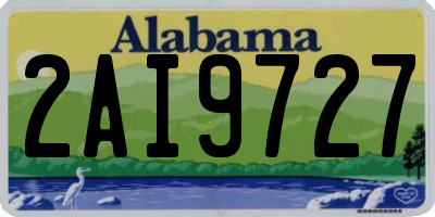 AL license plate 2AI9727