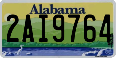 AL license plate 2AI9764