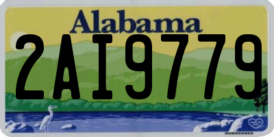 AL license plate 2AI9779
