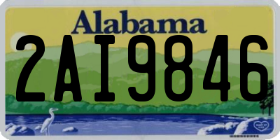 AL license plate 2AI9846