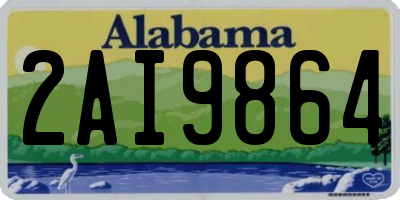 AL license plate 2AI9864