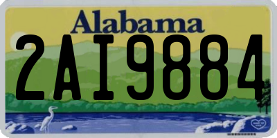 AL license plate 2AI9884