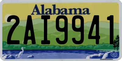 AL license plate 2AI9941