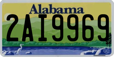 AL license plate 2AI9969