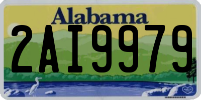 AL license plate 2AI9979