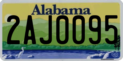 AL license plate 2AJ0095