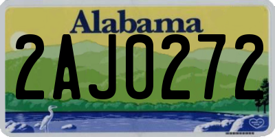 AL license plate 2AJ0272