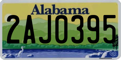 AL license plate 2AJ0395