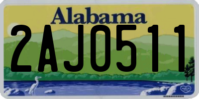 AL license plate 2AJ0511