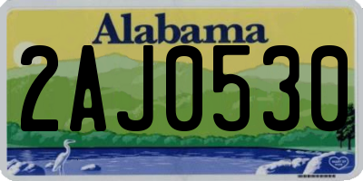 AL license plate 2AJ0530