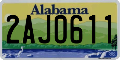 AL license plate 2AJ0611