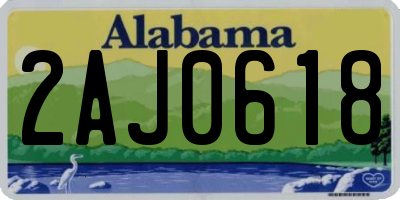 AL license plate 2AJ0618