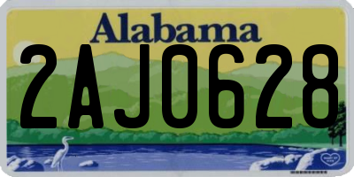 AL license plate 2AJ0628