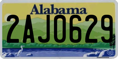 AL license plate 2AJ0629