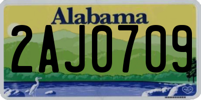 AL license plate 2AJ0709