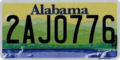 AL license plate 2AJ0776