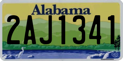AL license plate 2AJ1341
