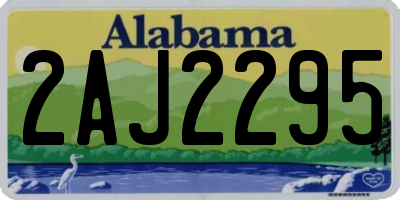 AL license plate 2AJ2295