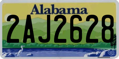 AL license plate 2AJ2628