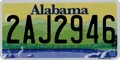 AL license plate 2AJ2946