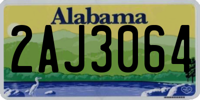 AL license plate 2AJ3064