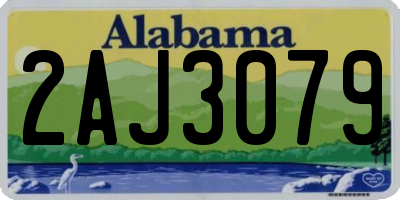 AL license plate 2AJ3079