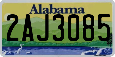 AL license plate 2AJ3085