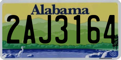AL license plate 2AJ3164