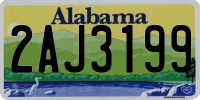 AL license plate 2AJ3199