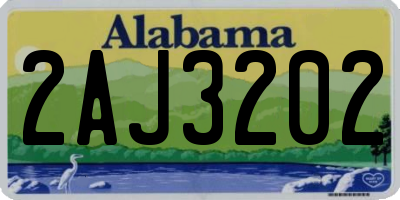 AL license plate 2AJ3202