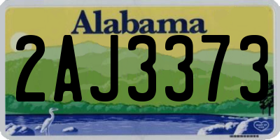 AL license plate 2AJ3373