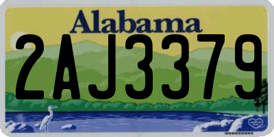 AL license plate 2AJ3379