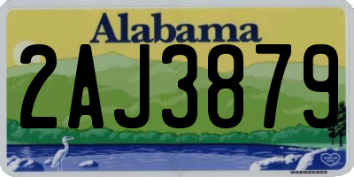AL license plate 2AJ3879