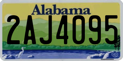 AL license plate 2AJ4095