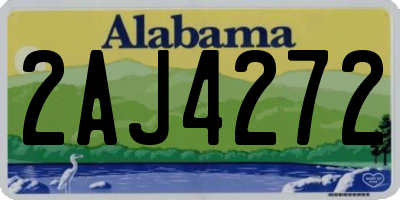 AL license plate 2AJ4272