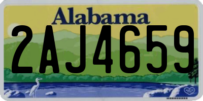 AL license plate 2AJ4659