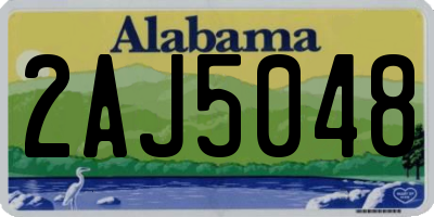 AL license plate 2AJ5048