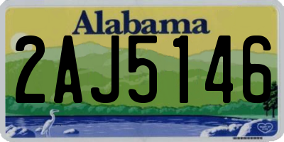 AL license plate 2AJ5146