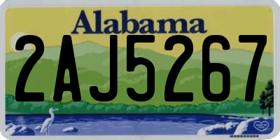 AL license plate 2AJ5267
