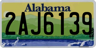 AL license plate 2AJ6139