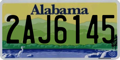 AL license plate 2AJ6145