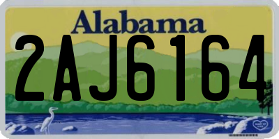 AL license plate 2AJ6164