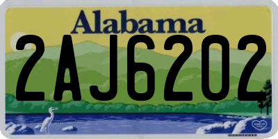 AL license plate 2AJ6202