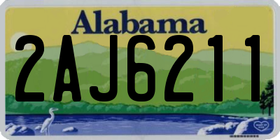 AL license plate 2AJ6211
