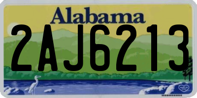 AL license plate 2AJ6213